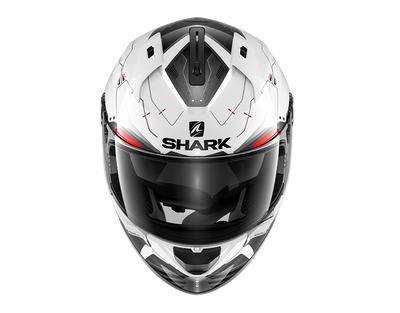 Shark Ridill Mecca White Black Red Helmet (WKR)