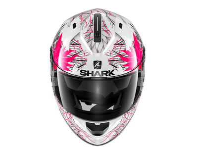 Shark Ridill Nelum White Black Violet Helmet (WKV)