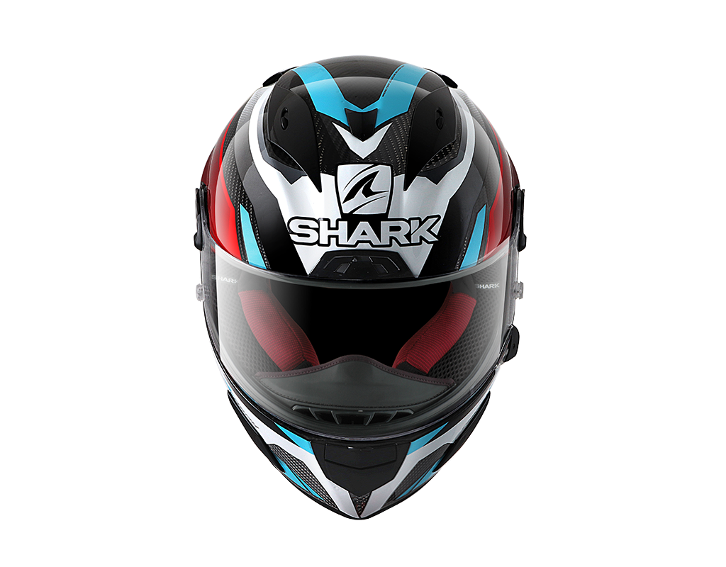 Shark Race-R Pro Carbon Red Blue Helmet (DRB)