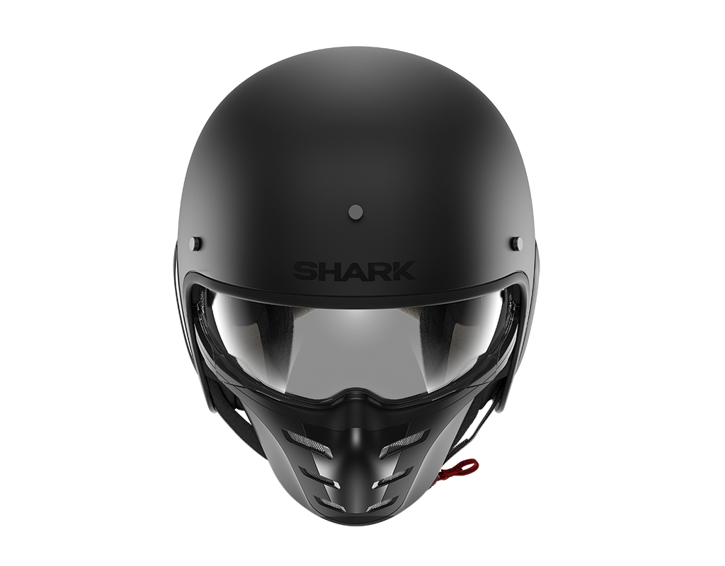 Shark S-Drak 2 Blank Mat Black Helmet (KMA)
