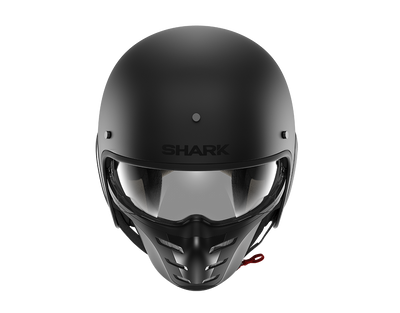 Shark S-Drak 2 Blank Mat Black Helmet (KMA)