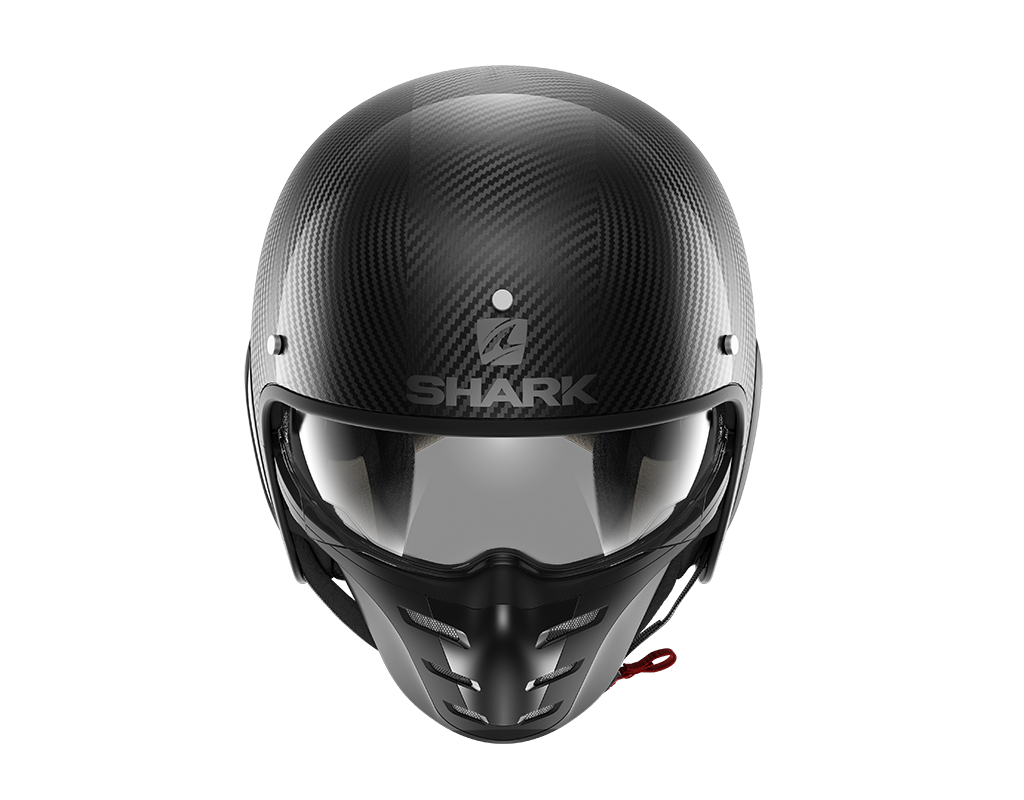 Shark S-Drak Carbon 2 Skin Silver Black Helmet (DSK)
