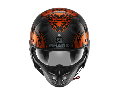 Shark S-Drak Carbon 2 Dagon Carbon Orange Helmet (DOO)