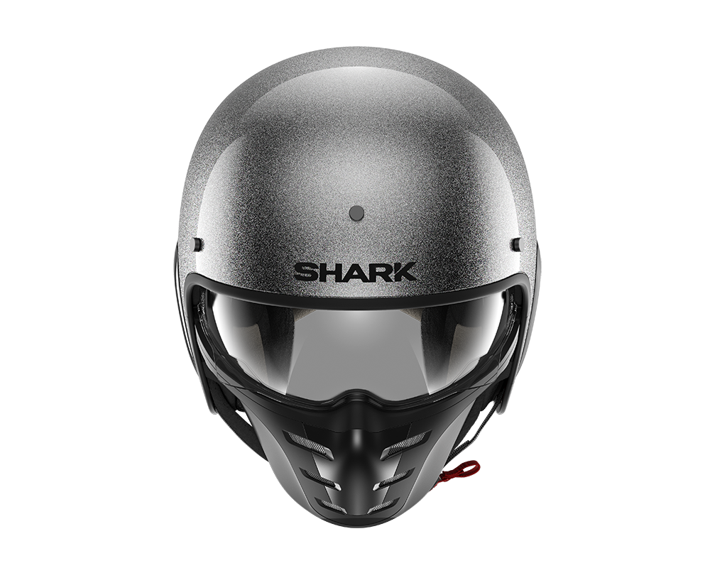 Shark S-Drak 2 Blank Glitter Silver Helmet (SSX)