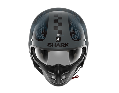 Shark S-Drak 2 Tripp In Anthracite Yellow Helmet (AAY)