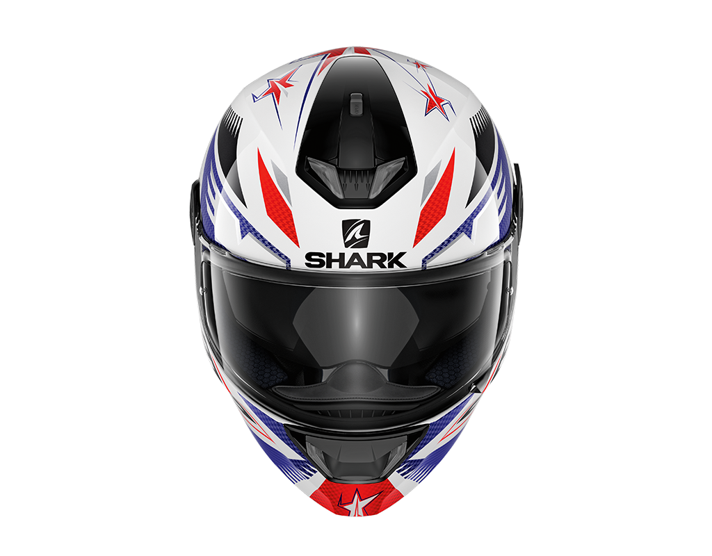 Shark Skwal 2.2 Draghal White Blue Red Helmet (WBR)