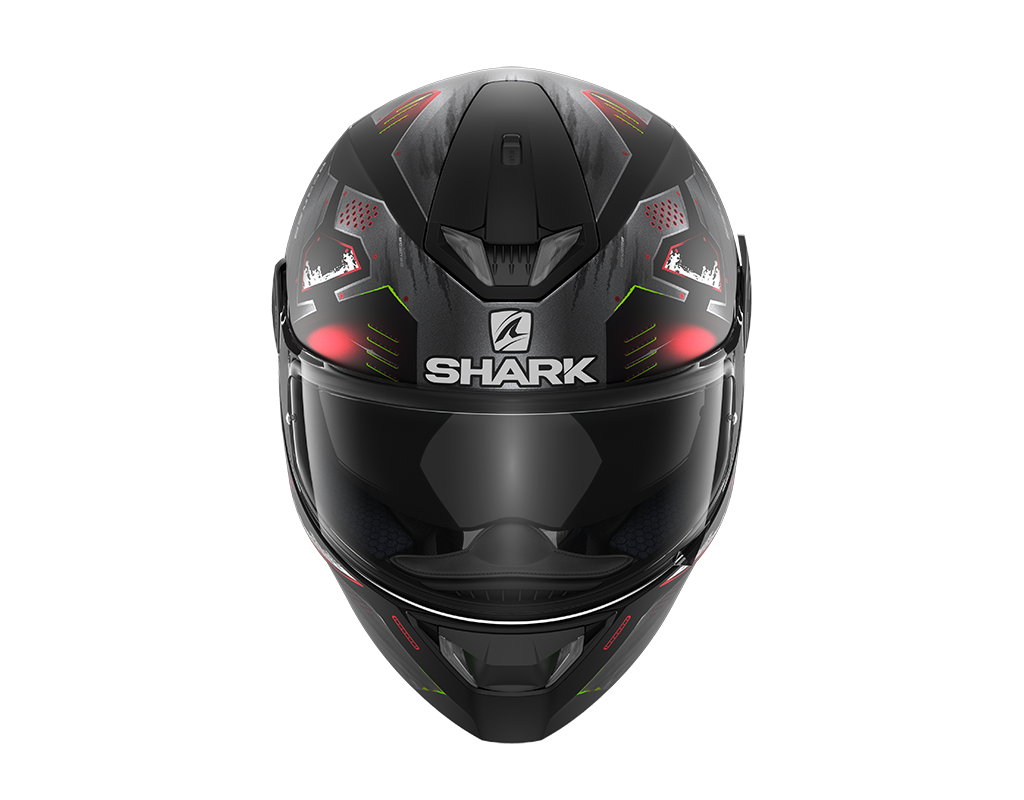 Shark Skwal 2.2 Venger MAT Black Anthracite Red Helmet (KAR)