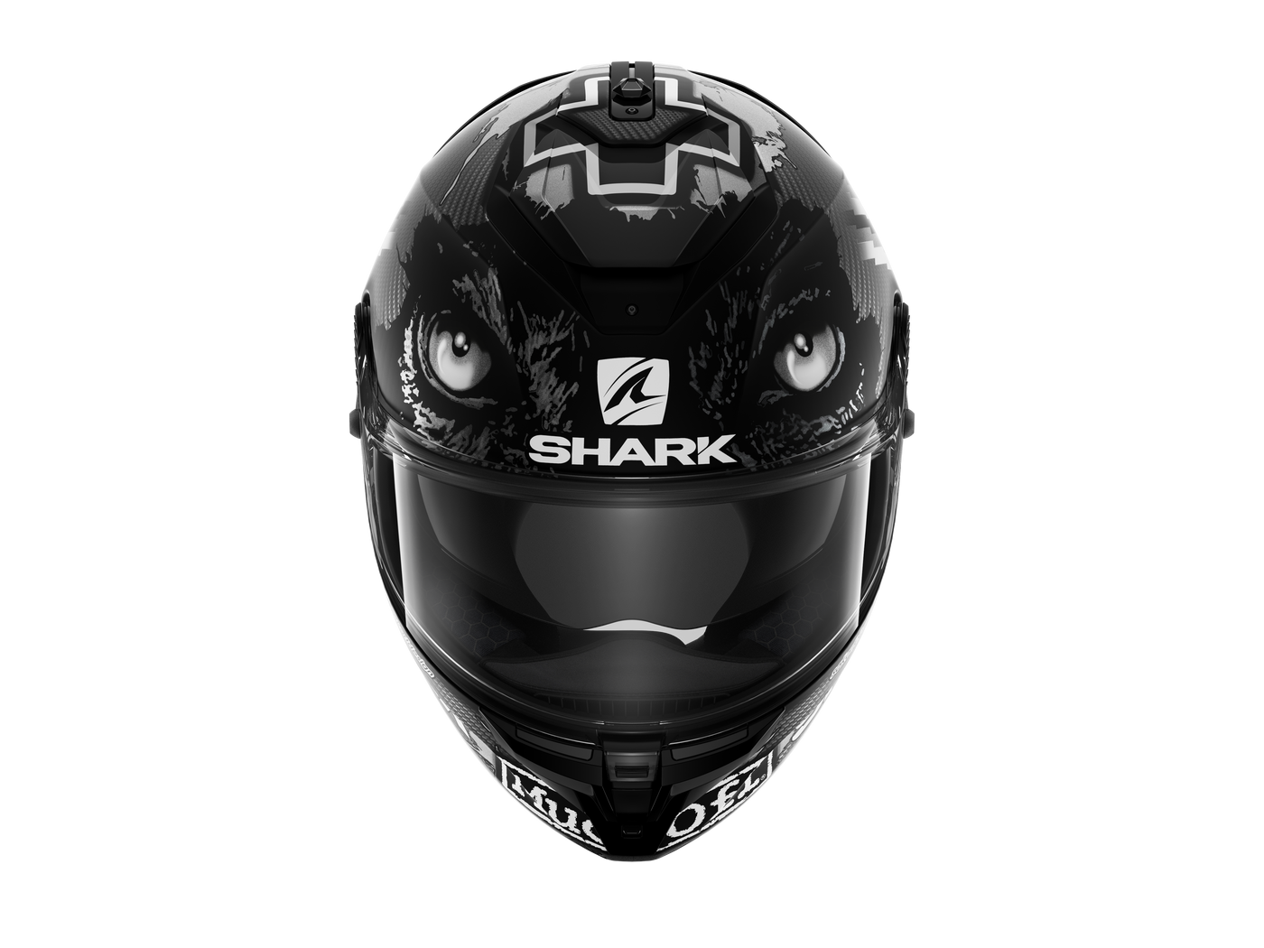 Shark Spartan GT Carbon Redding Matt Carbon White Anthracite Helmet (DWA) Limited Edition