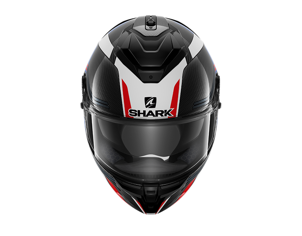 Shark Spartan GT Carbon Tracker Blue Red Helmet (DBR)