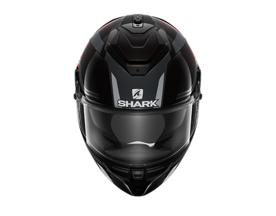 Shark Spartan GT Tracker Black red silver Helmet (KRS)