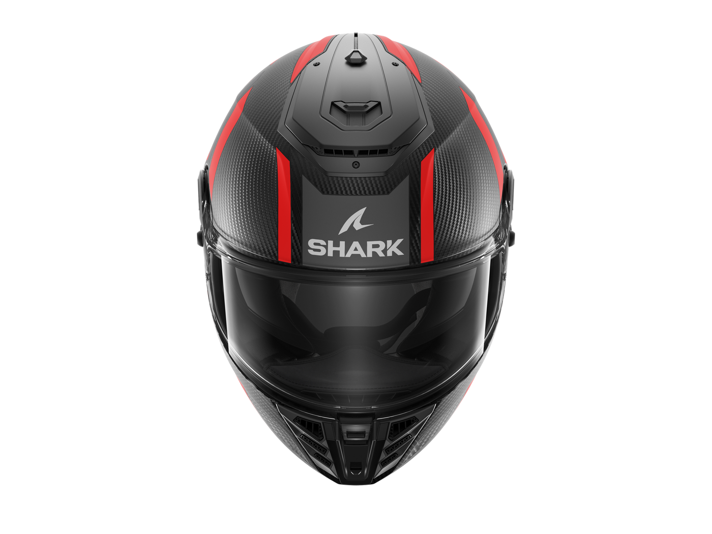 Shark Spartan RS Carbon Shawn Matt Black Grey Red Helmet (DAR)