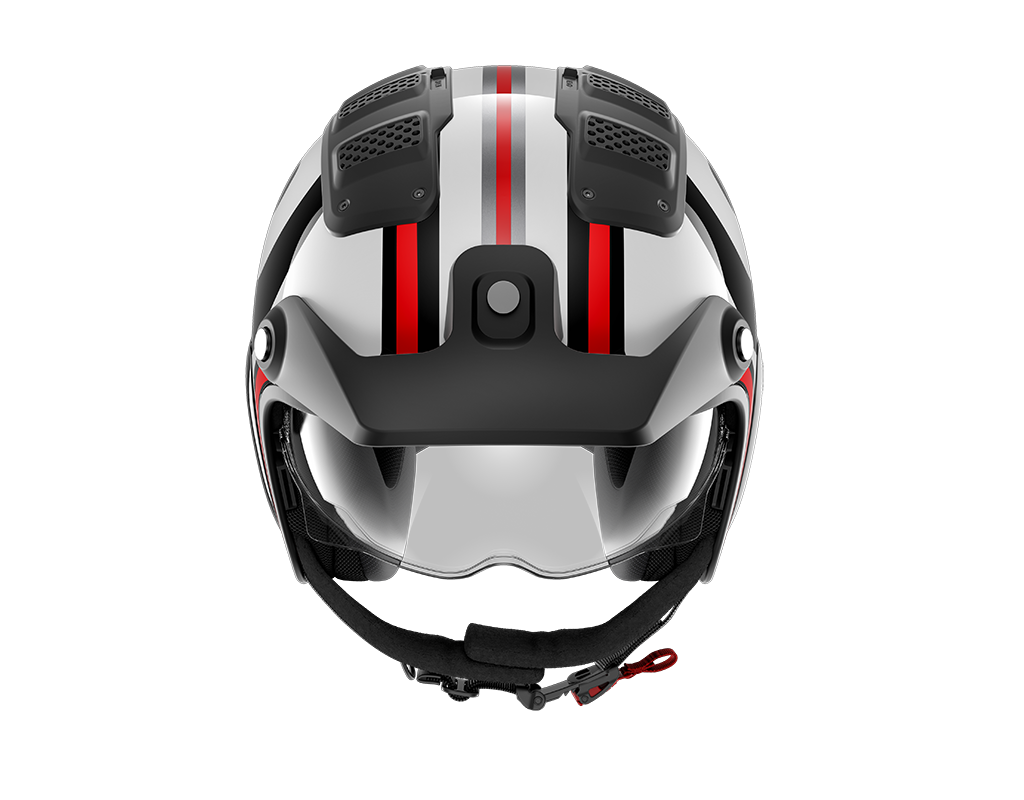 Shark X-Drak 2 Thrust-R Black White Red Helmet (KWR)