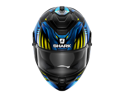 Shark Spartan GT Replikan Black Chrom Blue Helmet(KUB)