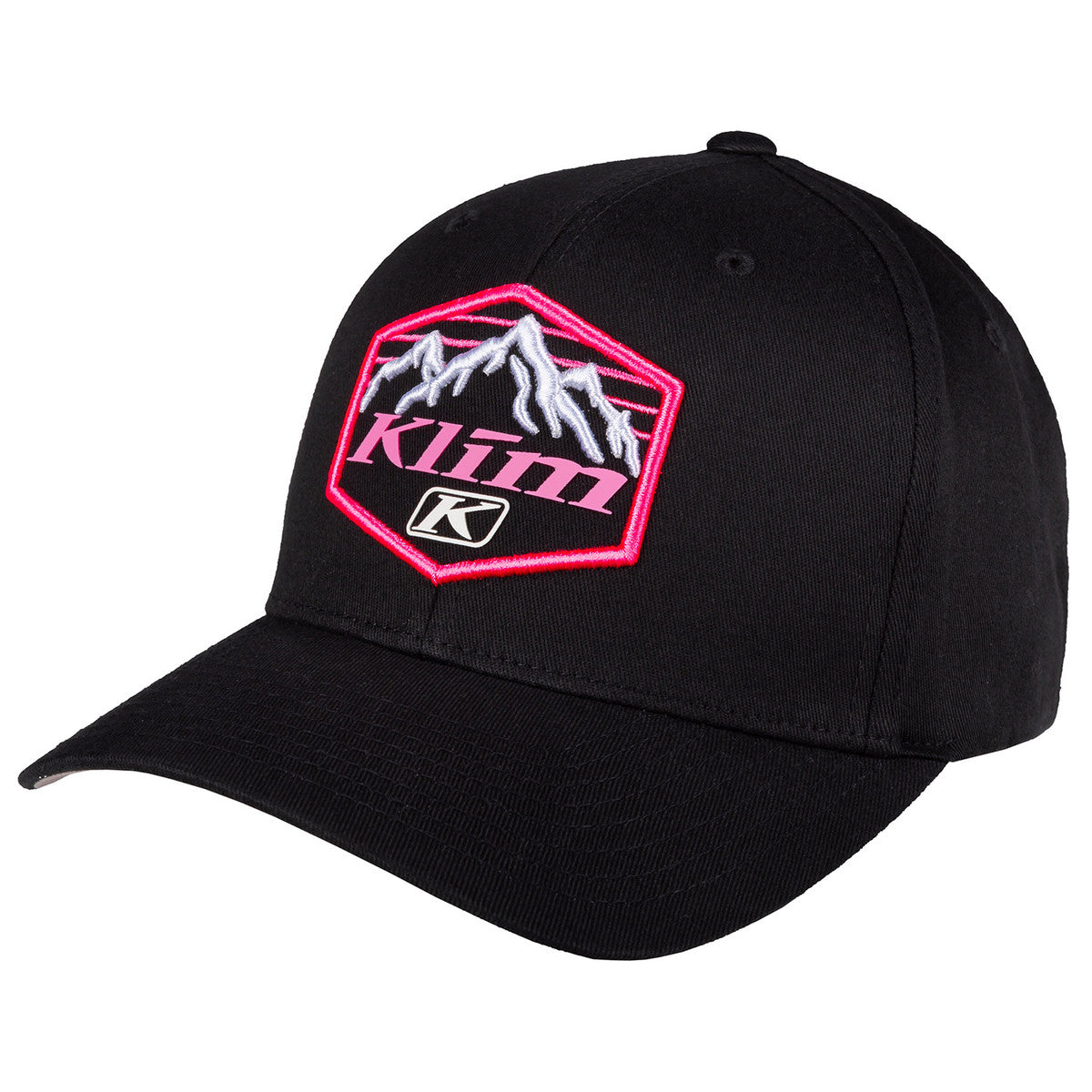 Klim Glacier Black - Knockout Pink Hat