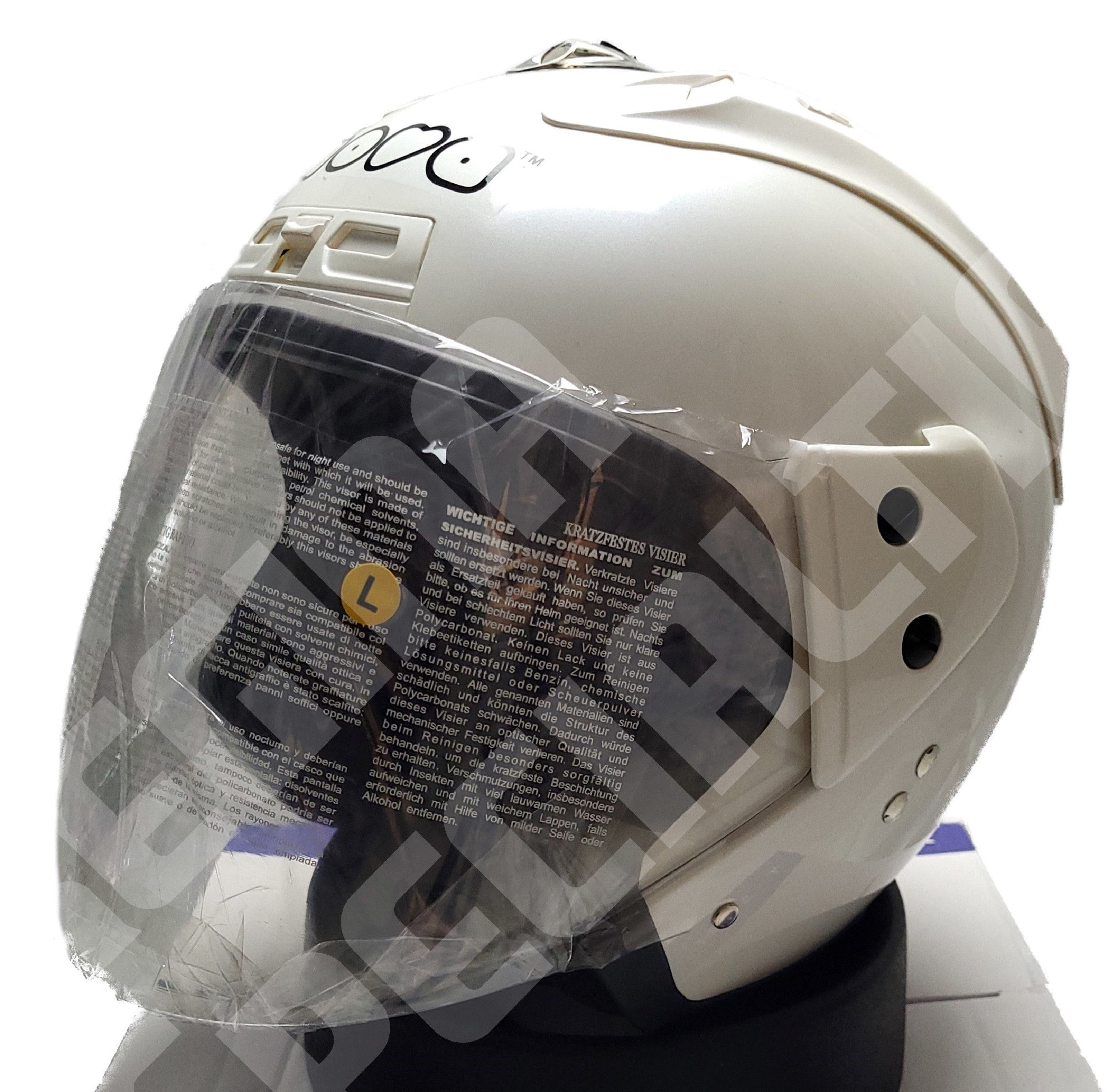 NOVA 606W Gloss Pearl White Helmet