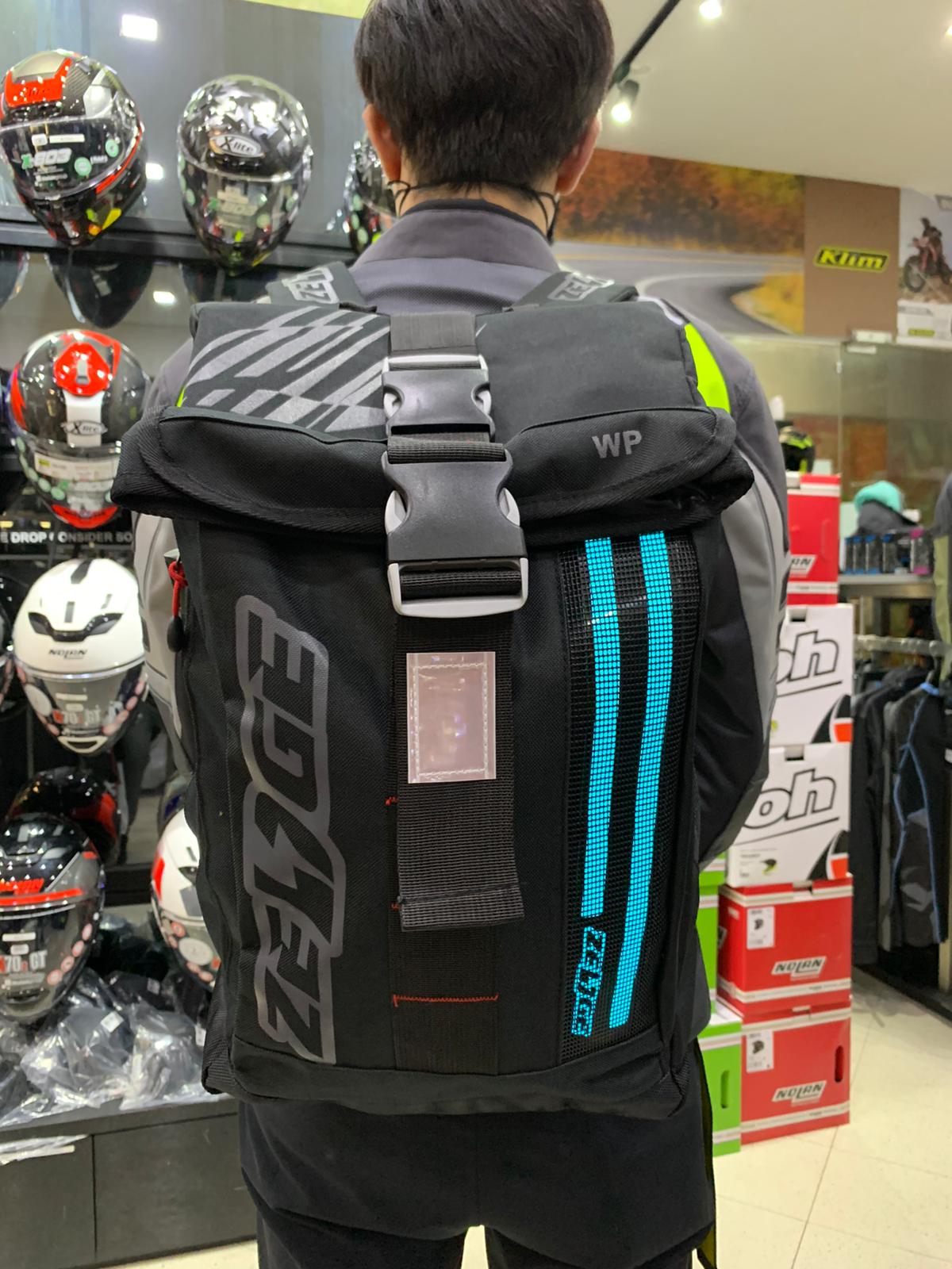 Zedge WP Backpack with Light 2.0 (Able to fit helmet!)