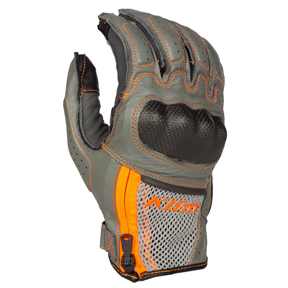 Klim Induction Glove Cool Gray - Strike Orange