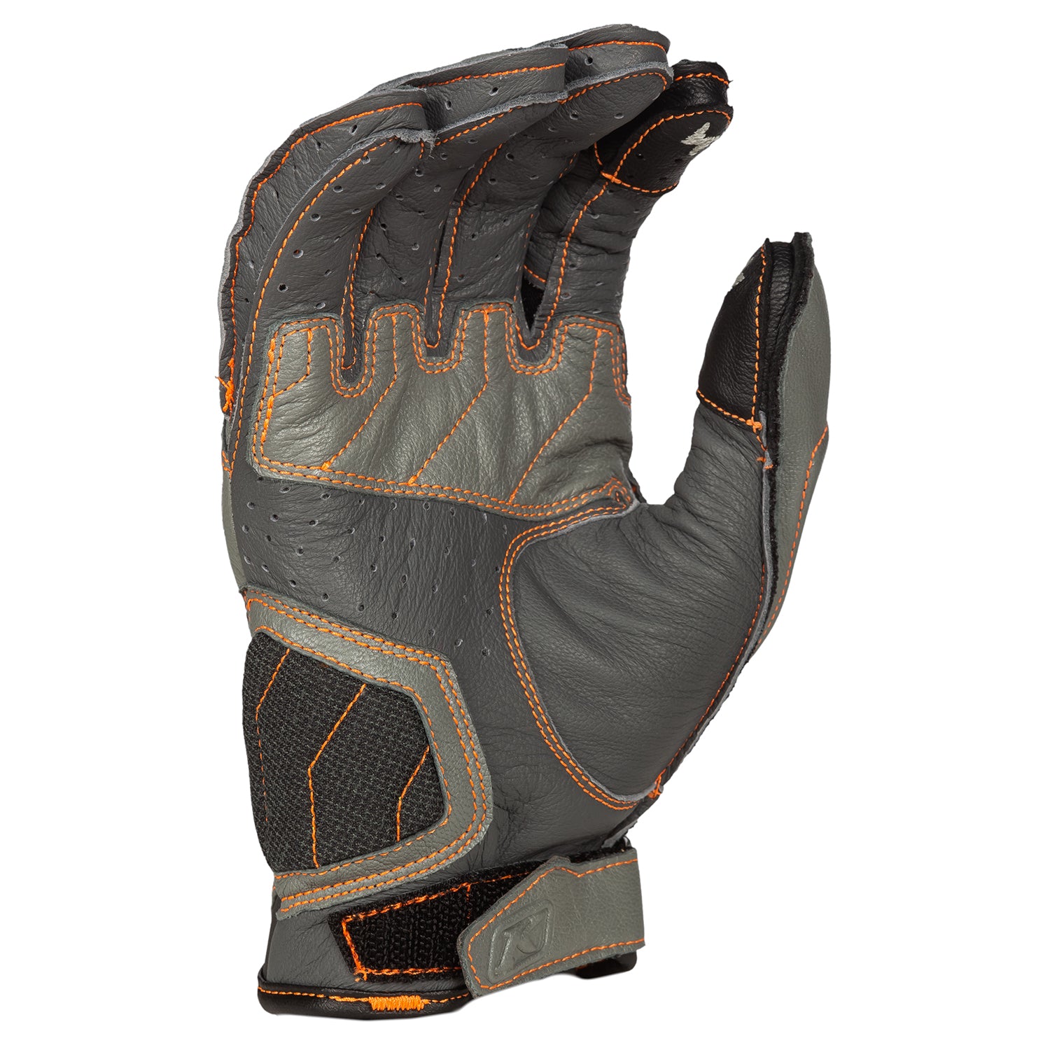 Klim Induction Glove Cool Gray - Strike Orange