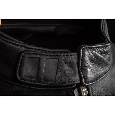 Klim Sixxer Leather Sienna Gunmetal Black Jacket