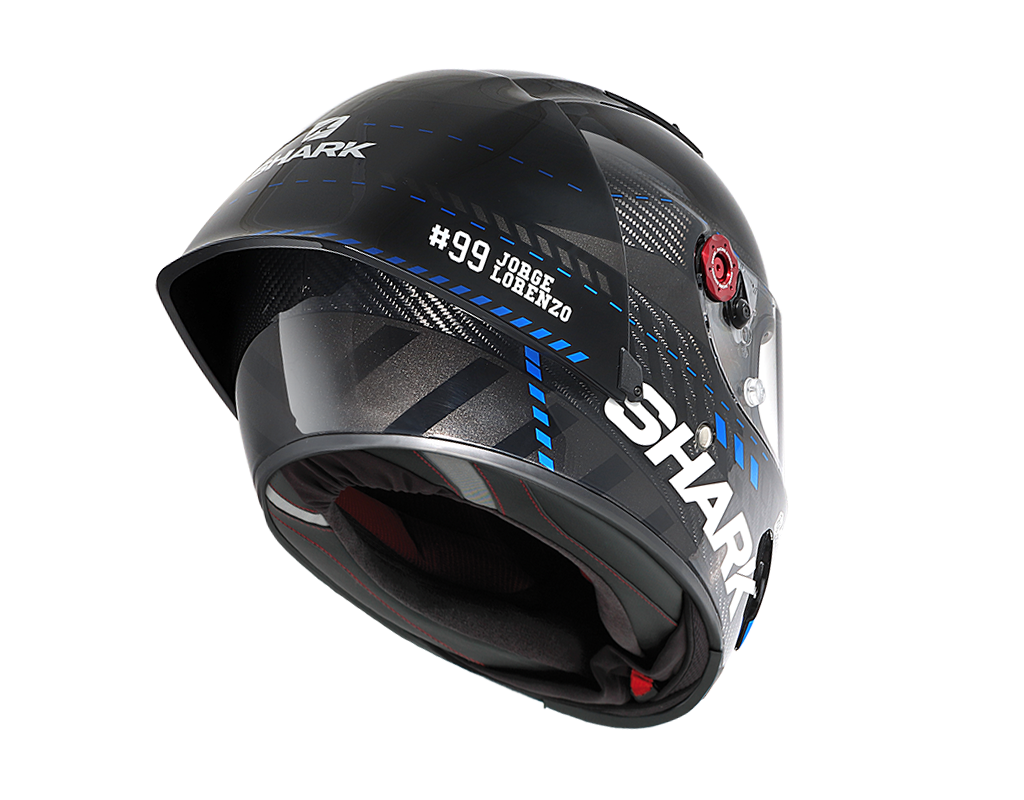 Shark Race-R Pro GP Lorenzo Winter Test 99 Carbon Anthracite Blue Helmet (DAB)