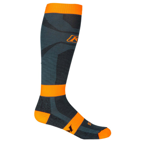 Klim Vented Petrol - Strike Orange Socks