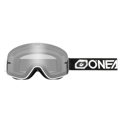 ONEAL B-50 Magnetic Goggle FORCE PRO PACK Black/White Silver Mirror