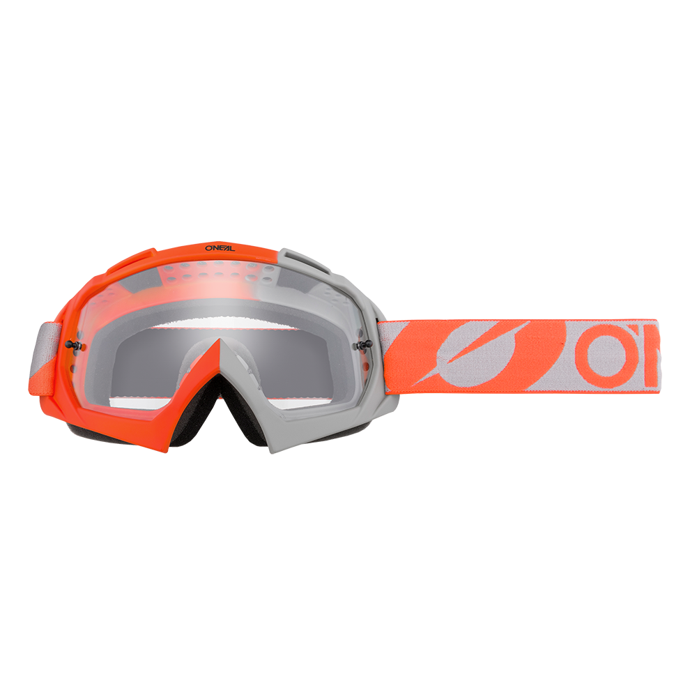 ONEAL B-10 Goggle TWOFACE Orange/Gray - Clear