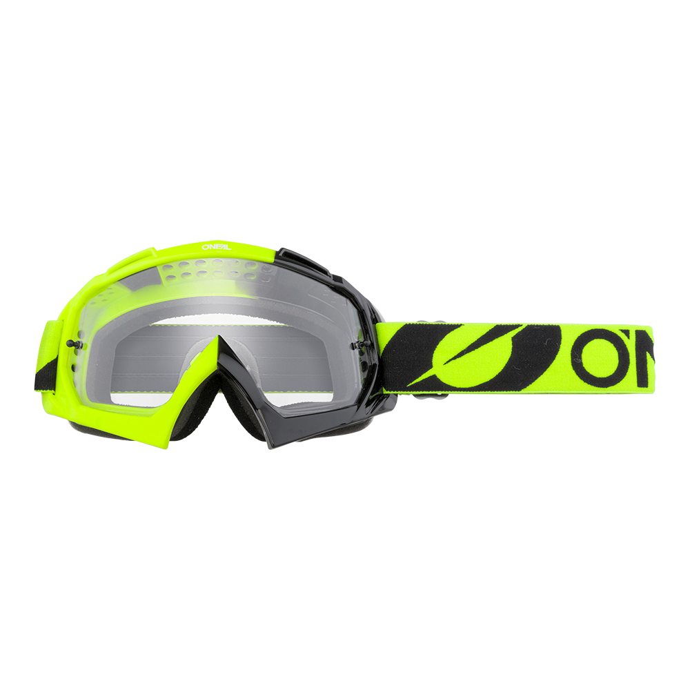 ONEAL B-10 Goggle TWOFACE Black/Neon Yellow - Clear