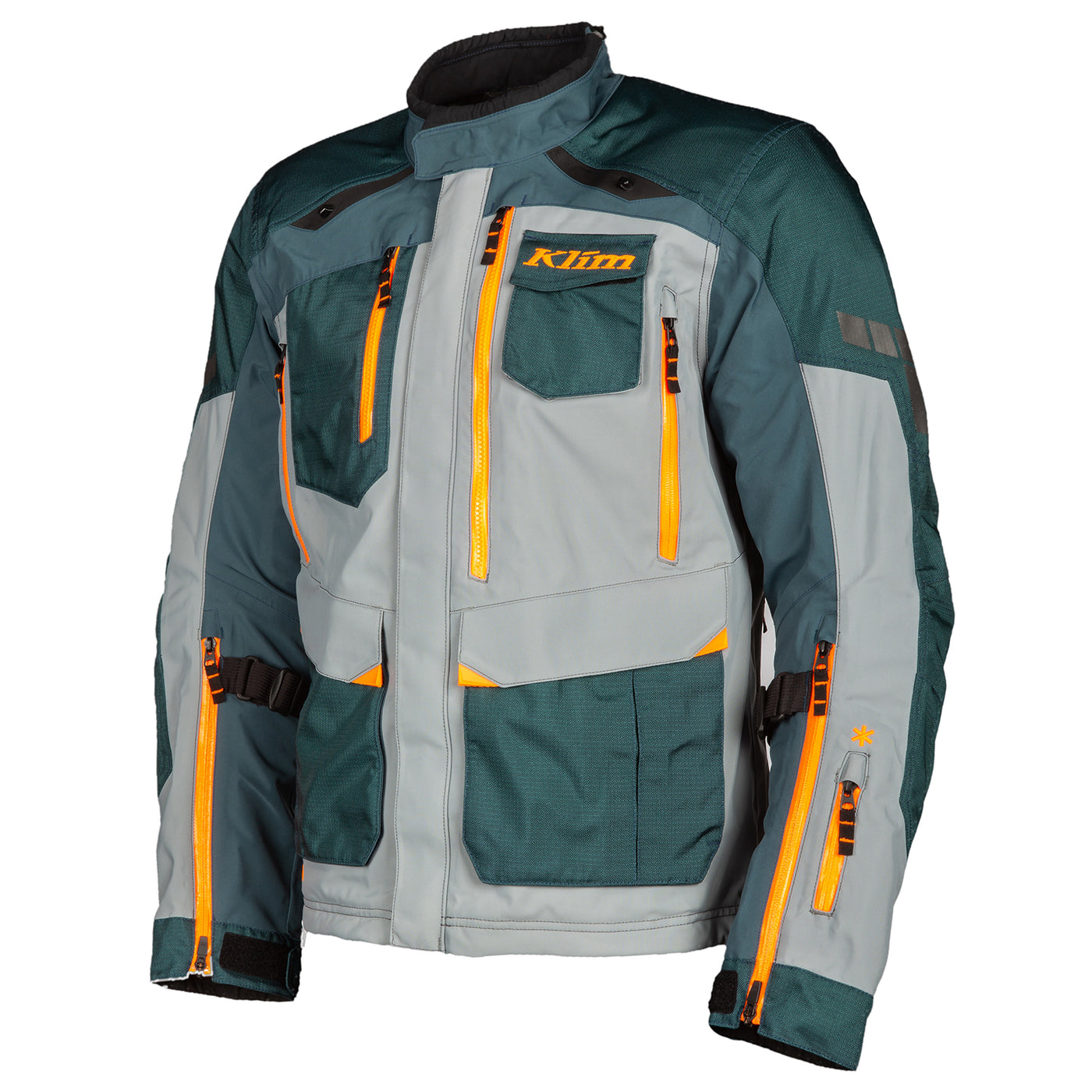 Klim Carlsbad Jacket Petrol - Strike Orange