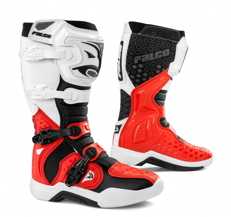 Falco 124 Level White/Red Boots