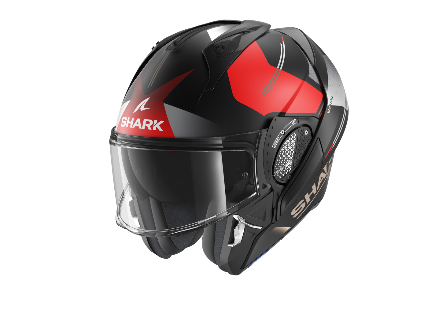 Shark EVO GT Tekline Matt Black Grey Helmet (KUR)