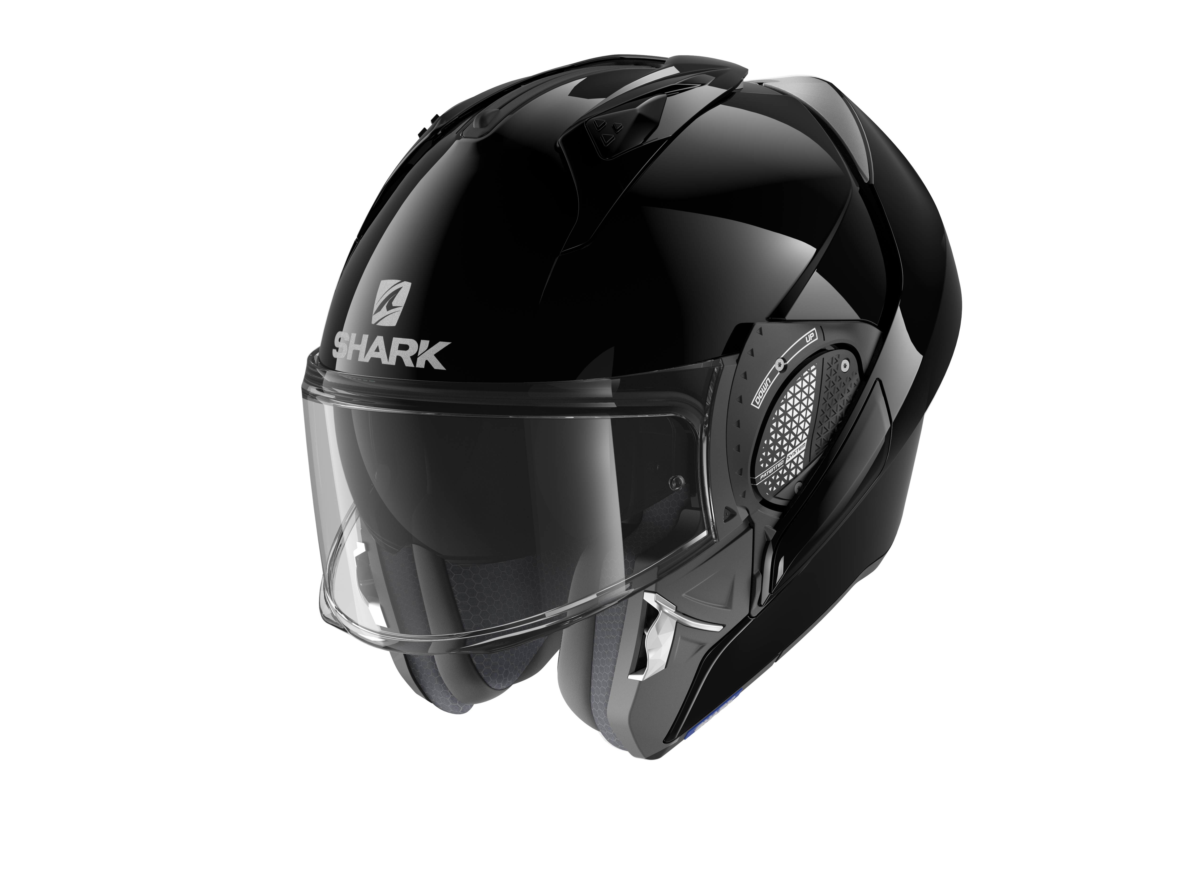 Shark EVO GT Blank Black Modular Helmet (BLK)
