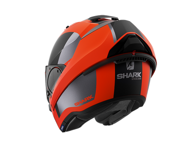 Shark Evo ES Endless Mat Orange Black Helmet (OKK)