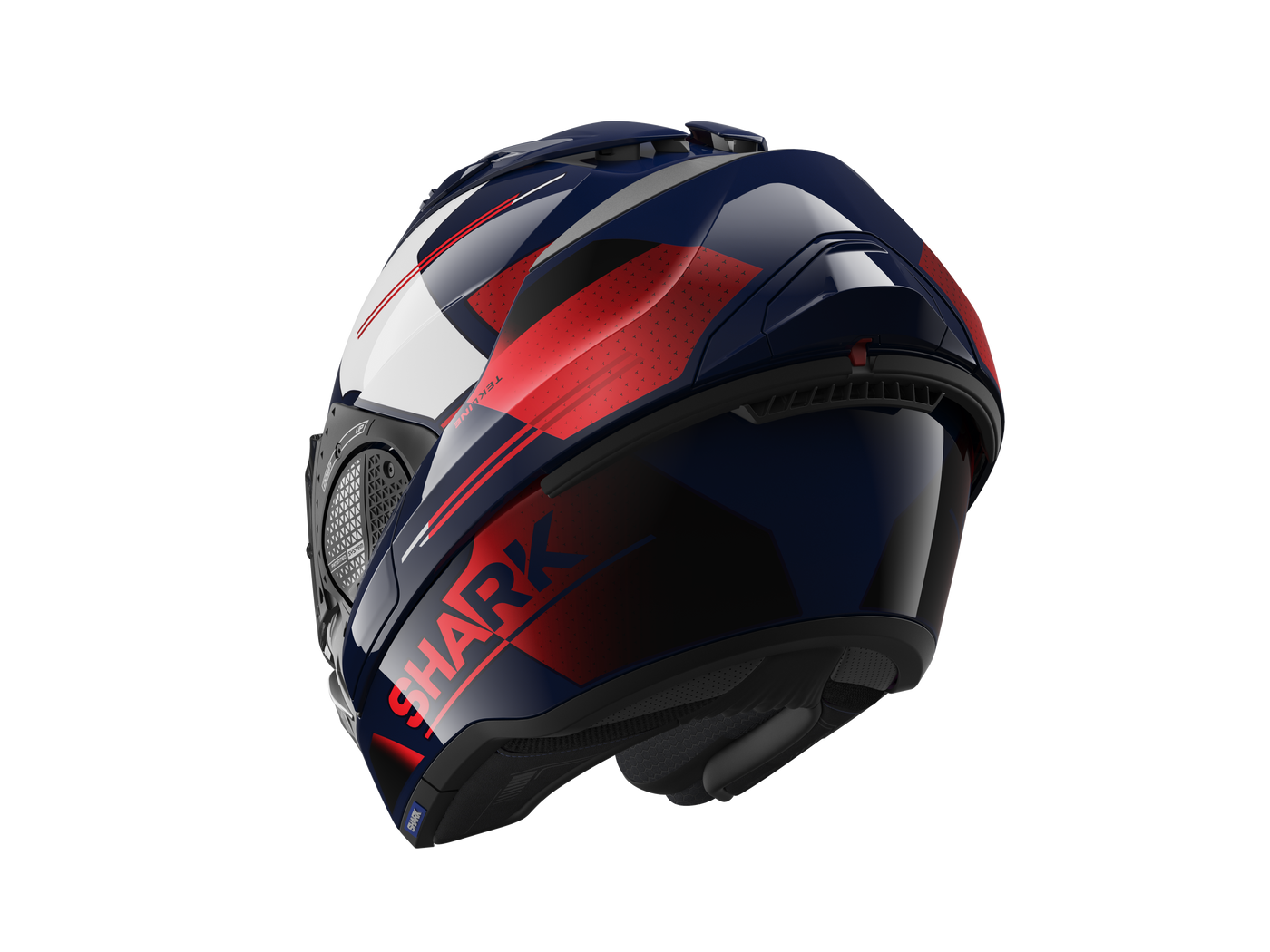 Shark EVO GT Tekline Blue White Red Helmet (BUR)