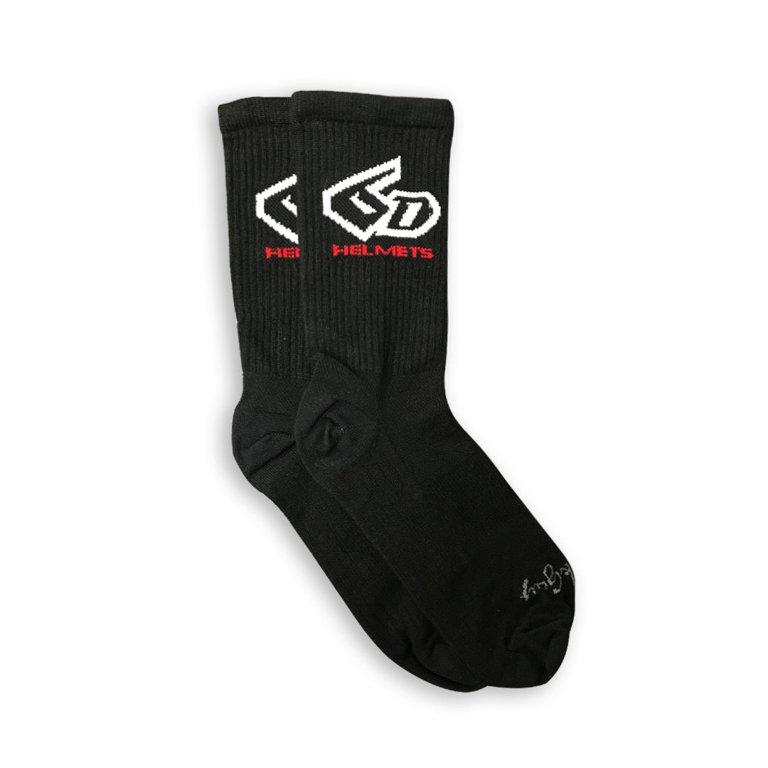 6D Bicycle Socks Black