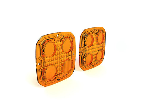 Denali TriOptic™ Lens Kit for D4 LED Lights - Amber [DNL.D4.10100]
