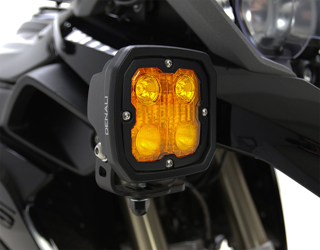 Denali TriOptic™ Lens Kit for D4 LED Lights - Amber [DNL.D4.10100]