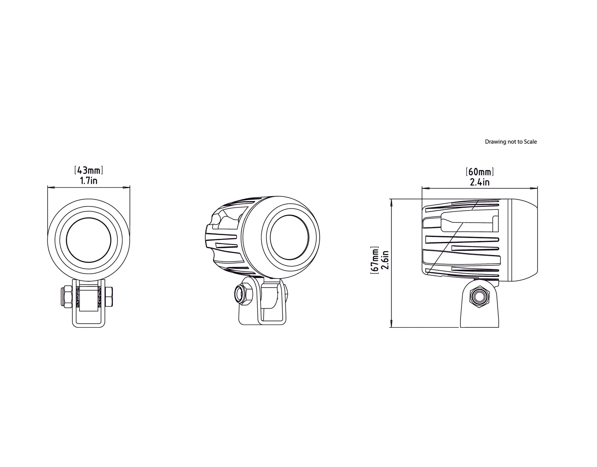 Denali DM LED Light Pod with DataDim™ Technology (SINGLE POD ONLY) [DNL.DM.050]