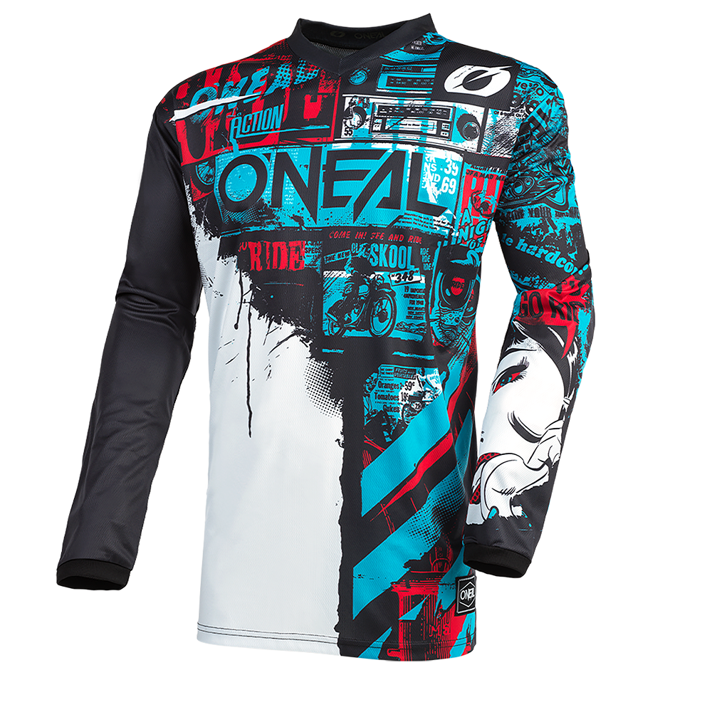 ONEAL ELEMENT Jersey RIDE Black/Blue