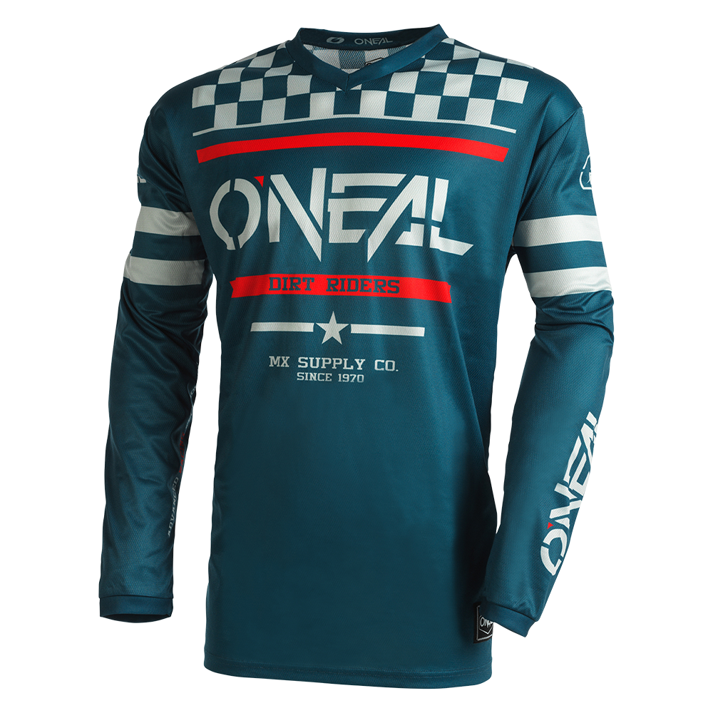ONEAL ELEMENT Jersey SQUADRON V.22 Teal/Gray