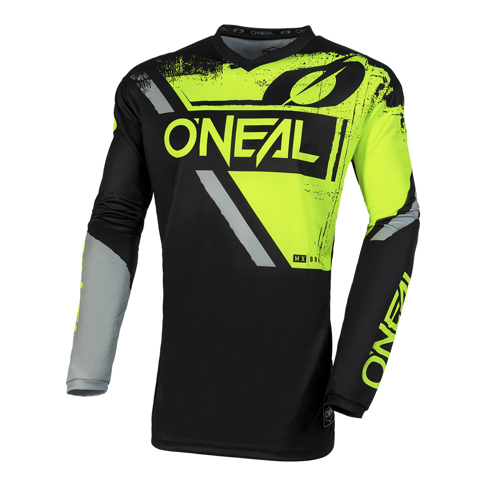 ONEAL ELEMENT Jersey SHOCKER V.23 Black/Neon Yellow – Regina Specialties