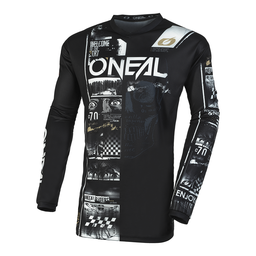 ONEAL ELEMENT Jersey ATTACK V.23 Black/White