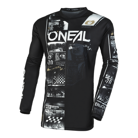 ONEAL ELEMENT Jersey ATTACK V.23 Black/White