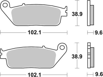 SBS 630HF Brake Pads