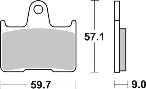 SBS 765HF Brake Pads