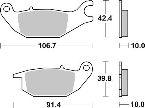 SBS 784HF Brake Pads