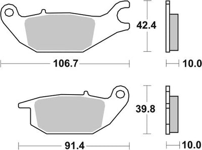 SBS 784HF Brake Pads