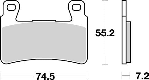 SBS 734HS Brake Pads