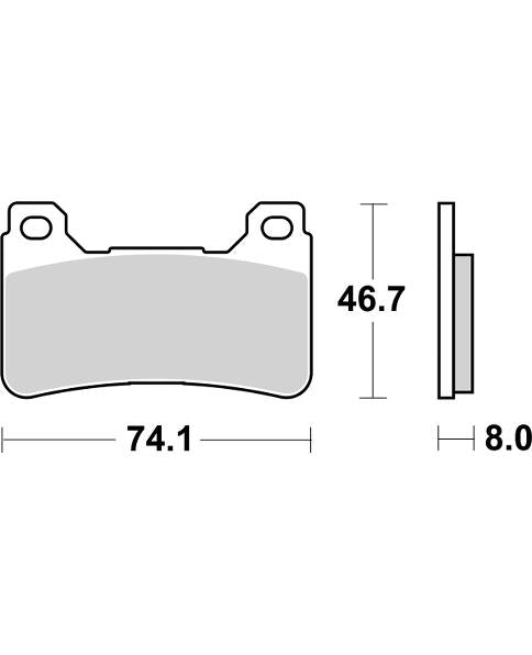 SBS 809HS Brake Pads