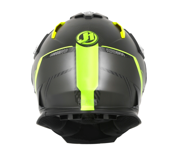 Just1 J14 Line Fluo Yellow Carbon Look Matt Helmet